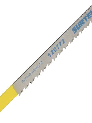 120772 - Segueta para sierra caladora 10 DPP, acabado fino, zanco U, 5 piezas Surtek