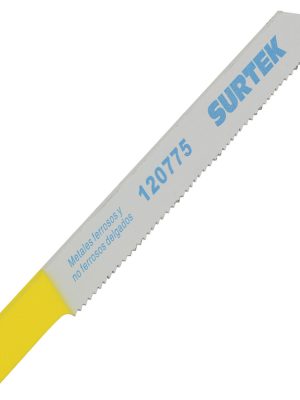 120775 - Segueta para sierra caladora 24 DPP, extra fino, zanco U, 5 piezas Surtek