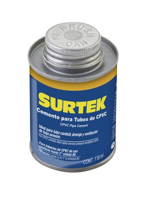 121134.jpg 121134 - Cemento para tubo CPVC, 118 ml Surtek