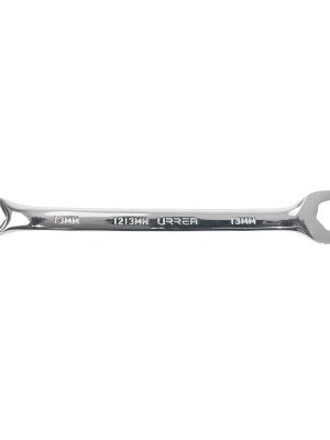 1213MH - Llave combinada pulido espejo métrica, 6 puntas, 13 mm Urrea