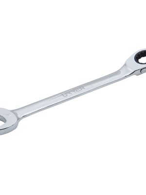 1215MCMR - Llave combinada pulido espejo de matraca spline reversible métrica, 15 mm Urrea