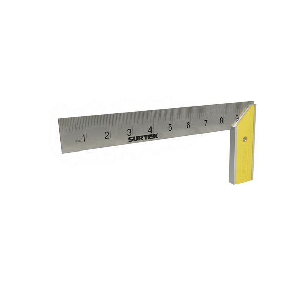 122252.jpg 122252 - Escuadra de carpintero con mango plástico 10" Surtek