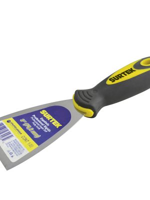 123023.jpg 123023 - Espátula rígida de acero de alto carbón con mango bimaterial 3" Surtek