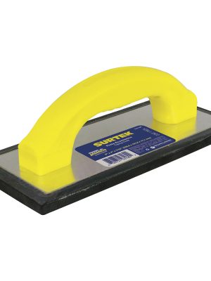 123189.jpg 123189 - Flota de hule acabado fino con mango de plástico 9" x 4" x 7/16" Surtek