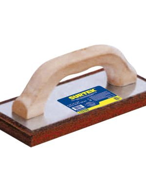 123190.jpg 123190 - Flota de esponja acabado áspero con mango de madera 9-1/2" x 4" x 3/4" Surtek