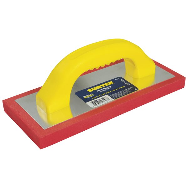 123197.jpg 123197 - Flota de esponja acabado áspero con mango de plástico 9-1/2" x 4" x 3/4" Surtek