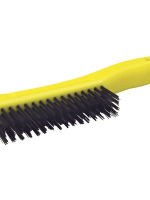 123260 - Cepillo de alambre de acero al alto carbón con 4x16 filas de pinceles con mango Surtek
