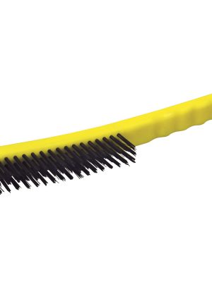 123261 - Cepillo de alambre de acero al alto carbón con 3x17 filas de pinceles con mango Surtek