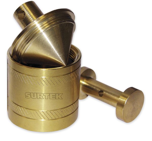 123276 - Plomada de latón tipo barril 580 g Surtek