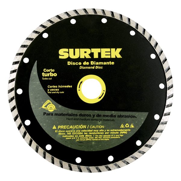 123470 - Disco de diamante turbo 4" Surtek
