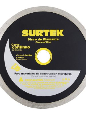 123472 - Disco de diamante continuo, 4" Surtek