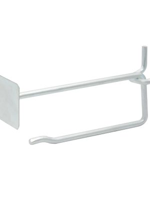 124129.jpg 124129 - Gancho para perfocel con preciador metálico, 6" Surtek