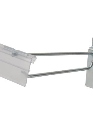 124134 - Gancho de panel ranurado con preciador plástico, 8" Surtek