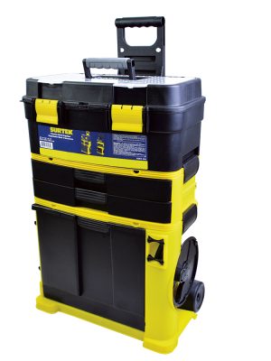 125105 - Organizador plástico móvil 12" x 19" 3 secciones Surtek