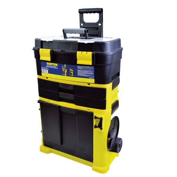 125105 - Organizador plástico móvil 12" x 19" 3 secciones Surtek