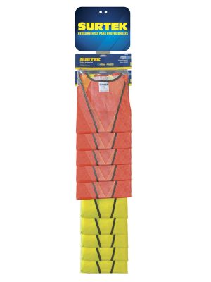 126443 - Tira de impulso con chalecos de seguridad, 11 piezas Surtek