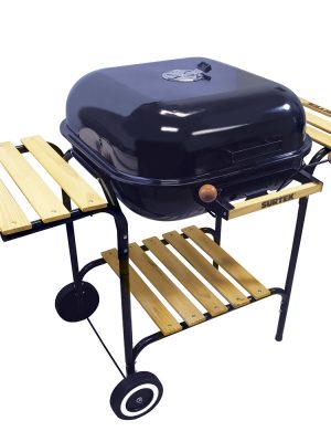127116.jpg 127116 - Asador con ruedas, 106 x 64 x 84 cm, parrilla de 51 x 51 cm Surtek