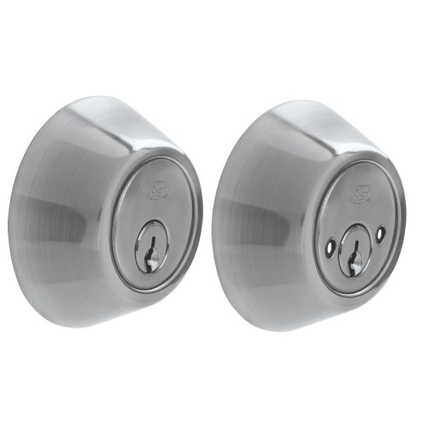 12CE - Cerrojo residencial función doble, níquel satinado, llave estándar, blíster Lock