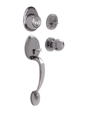 12GA.jpg 12GA - Gatillo ovalado sólido para entrada función sencilla, níquel satinado, visual Lock