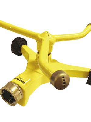 130314 - Aspersor estacionario con base metálica de 3 brazos con ruedas, 3/4" GHT Surtek