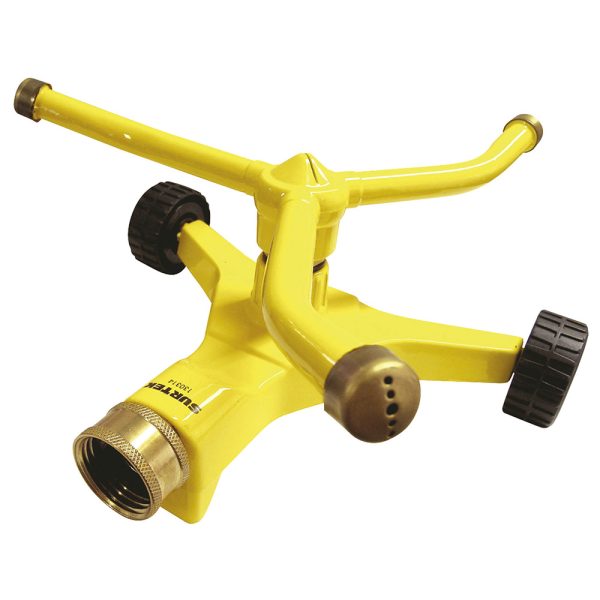 130314.jpg 130314 - Aspersor estacionario con base metálica de 3 brazos con ruedas, 3/4" GHT Surtek