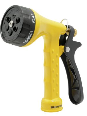 130344 - Pistola para riego metálica con 6 funciones 3/4" GHT Surtek