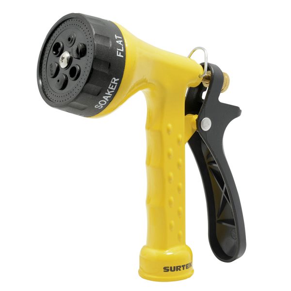 130344 - Pistola para riego metálica con 6 funciones 3/4" GHT Surtek