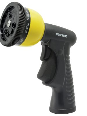 130348 - Pistola para riego con recubrimiento de PVC con 9 funciones 3/4" GHT Surtek