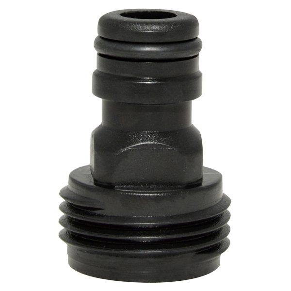 130384 - Conector para manguera de riego con sistema clic 3/4" macho Surtek