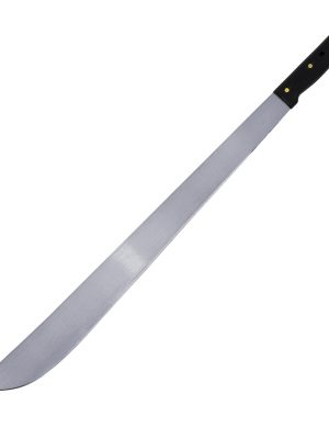 130515 - Machete troquelado con mango negro recto 22" Surtek