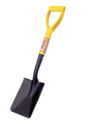 130630 - Pala cajuelera con mango de madera con puño metálico "D", cuadrada Surtek