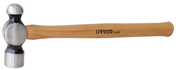 1332P - Martillo de bola maquinado con mango de madera de 16", 32 oz Urrea