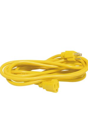136170 - Extensión eléctrica uso rudo aterrizada color amarillo, 2.4 m Surtek