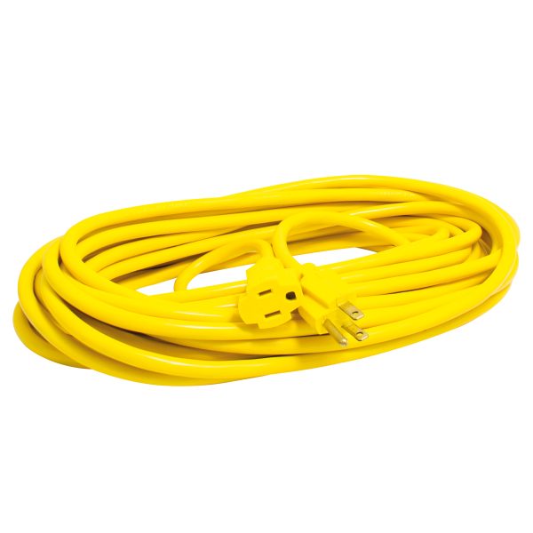 136171 - Extensión eléctrica uso rudo aterrizada color amarillo, 5 m Surtek