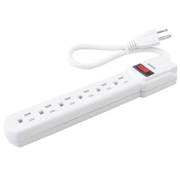 136201 - Multicontacto 6 entradas cable 30 cm Surtek