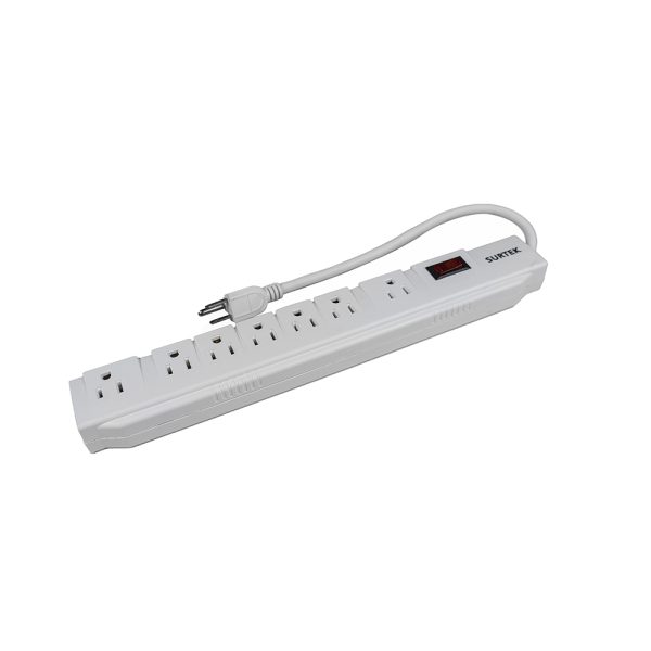 136202 - Multicontacto 7 entradas cable 30 cm Surtek