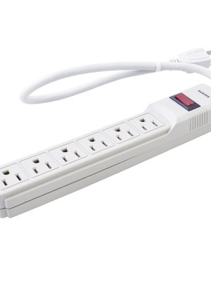 136220.jpg 136220 - Supresor de picos 6 entradas cable 270 J, de 45 cm Surtek