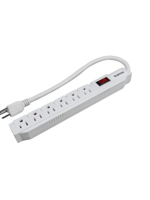 136221.jpg 136221 - Supresor de picos 6 entradas cable 450 J, de 45 cm Surtek