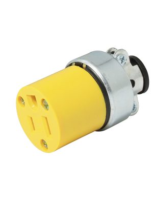 136407 - Contacto blindado metal aterrizado, color amarillo Surtek