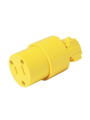 136409 - Contacto blindado plástico polarizado, color amarillo Surtek