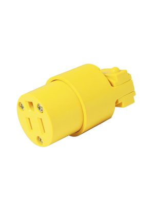 136410 - Contacto blindado plástico aterrizado, color amarillo Surtek