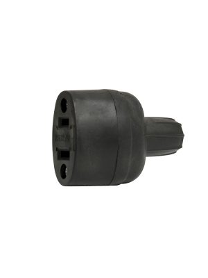 136418 - Contacto de hule oval, color negro Surtek