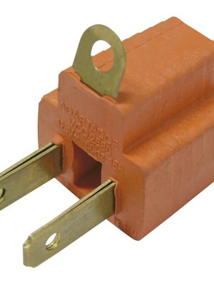 136450 - Adaptador clavija de aterrizado a polarizado PVC, 2 piezas Surtek