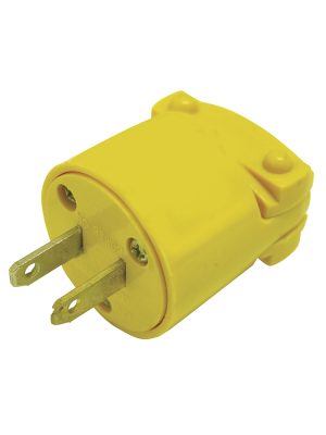 136508 - Clavija blindada plástica polarizada, color amarillo Surtek