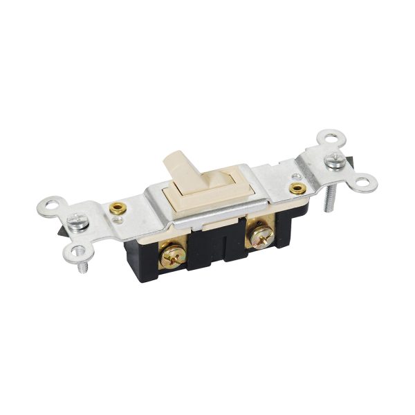 136553 - Apagador sencillo vertical, línea estándar, color marfil Surtek