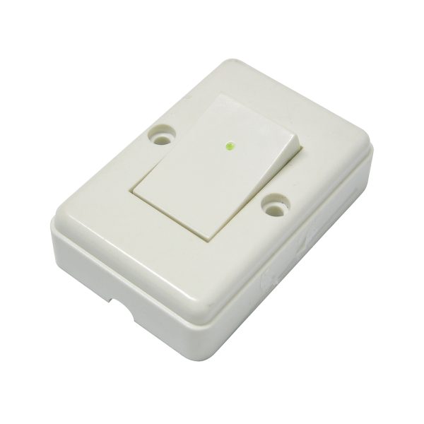 136560.jpg 136560 - Apagador sencillo visible cuadrado, línea de sobreponer, color marfil Surtek