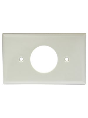 136601.jpg 136601 - Placa sencilla plástica , línea estándar, color marfil Surtek