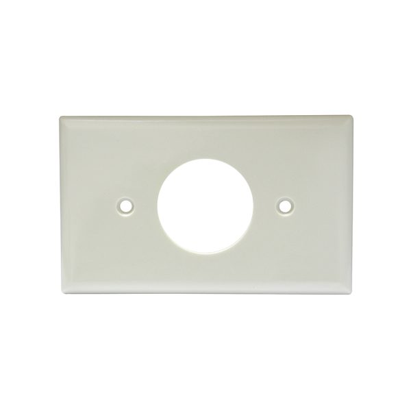 136601.jpg 136601 - Placa sencilla plástica , línea estándar, color marfil Surtek