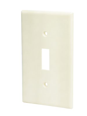 136602.jpg 136602 - Placa apagador vertical plástica, línea estándar, color marfil Surtek