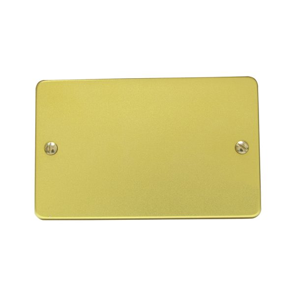 136610 - Placa ciega de aluminio, línea estándar, color oro Surtek